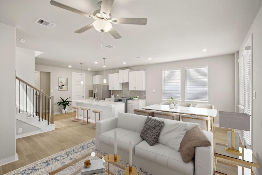 Photo is not of the actual home but is an inspirational photo of builder’s model home and may depict options, furnishings, and/or decorator features that are not included. Photo is not of the actual home but is an inspirational photo of builder’s model home and may depict options, furnishings, and/or decorator features that are not included.