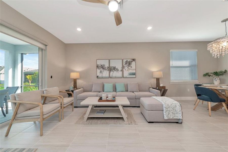 Furnished interior view inside a new home in , Englewood (Image 9).