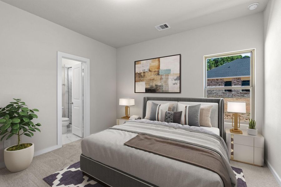 Furnished interior view inside a new home in Westridge Cove, Conroe (Image 11). Furnished interior view inside a new home in Westridge Cove, Conroe (Image 11).