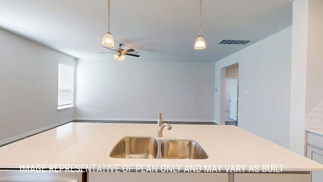 Close-up of interior finishes inside a home in Three Creeks - Colt Creek, Belton (Image 11).