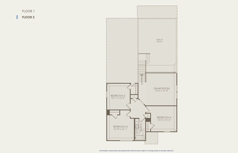 Hamilton Floor Plan, Quick Move-In Home, Floor 2