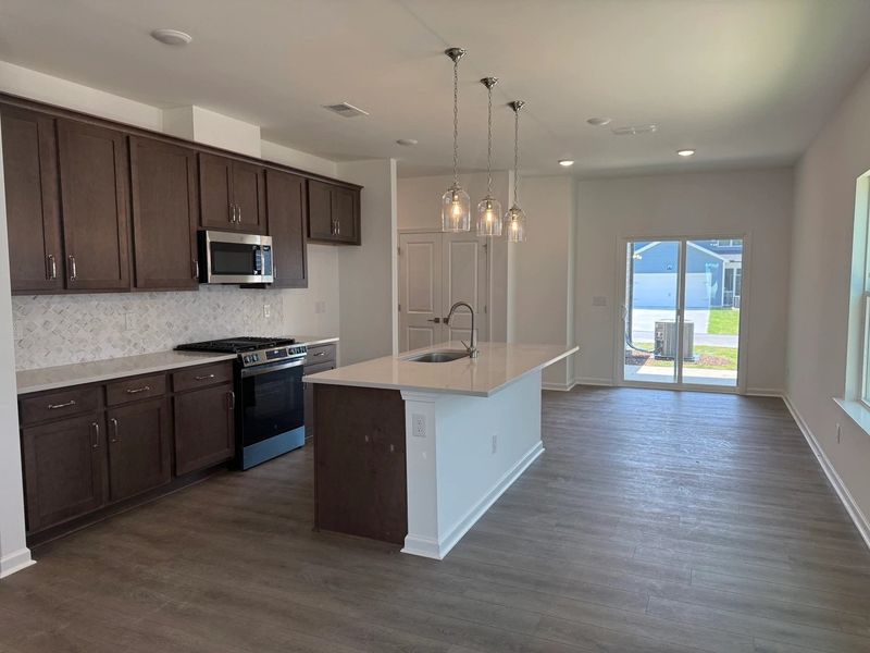 Furnished interior view inside a new home in The Point, Rolesville (Image 5). Furnished interior view inside a new home in The Point, Rolesville (Image 5).