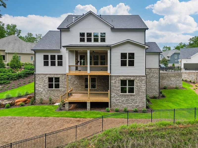 Front exterior of a new home in , Cumming, GA, highlighting curb appeal (Image 25).