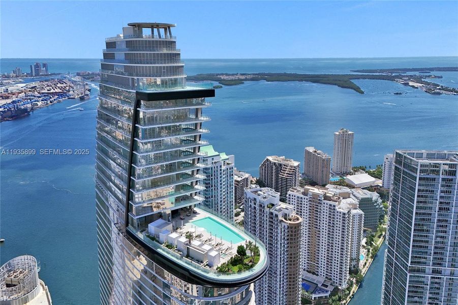 Condo located in Miami, FL showcasing its design and architecture (Image 34).