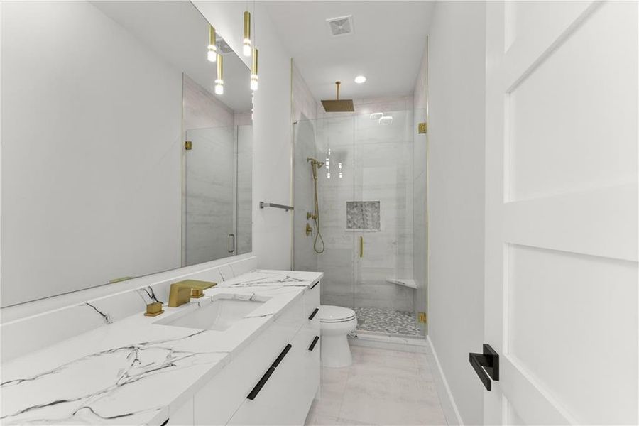 Furnished interior view inside a new home in , Hoschton (Image 11).