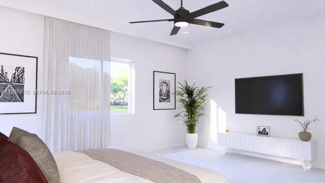 Furnished interior view inside a new home in , Fort Lauderdale (Image 24).