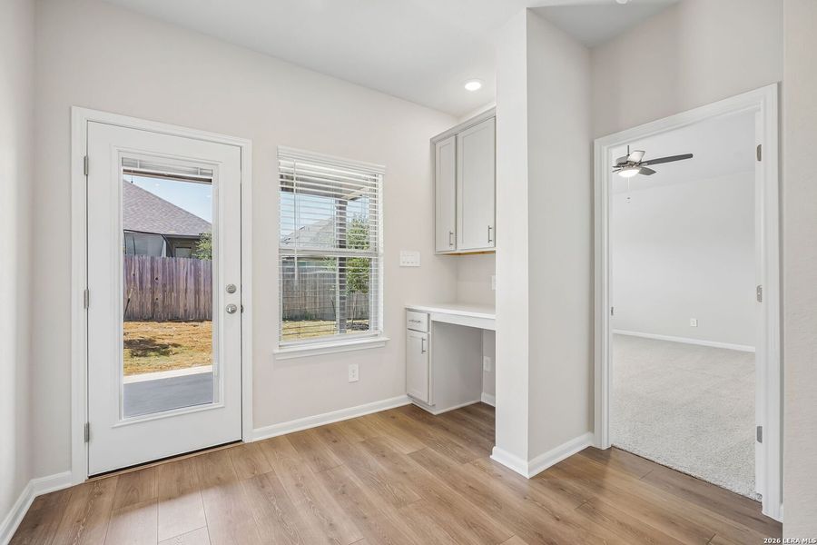 Spacious, unfurnished interior of a new home in Arcadia Ridge - Premier Series, San Antonio (Image 35). Spacious, unfurnished interior of a new home in Arcadia Ridge - Premier Series, San Antonio (Image 35).