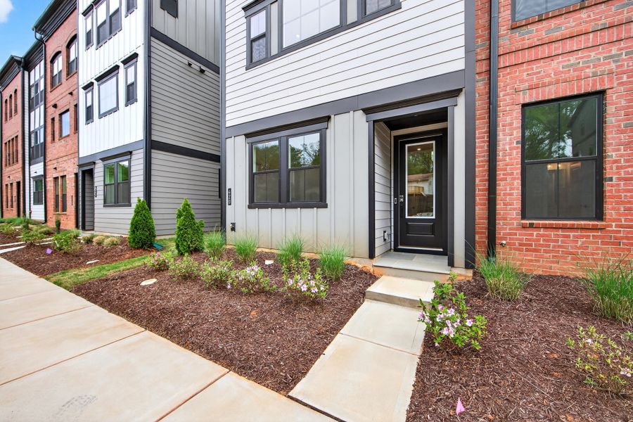 Exterior details and patio area of a home in Old Town Village, Waxhaw (Image 2). Exterior details and patio area of a home in Old Town Village, Waxhaw (Image 2).