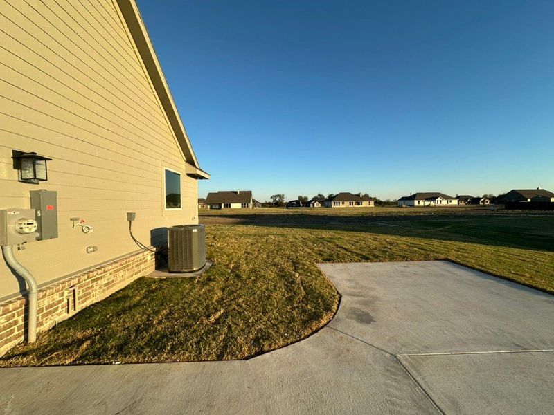 Exterior details and patio area of a home in Oak Valley, Oak Ridge (Image 15). Exterior details and patio area of a home in Oak Valley, Oak Ridge (Image 15).