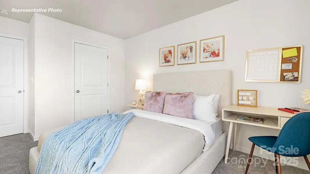 Furnished interior view inside a new home in Cardinal Creek, Charlotte (Image 20).