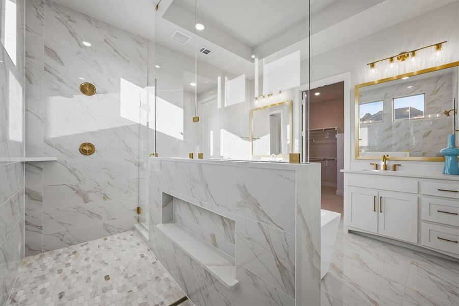 Furnished interior view inside a new home in StarView, Prosper (Image 16).