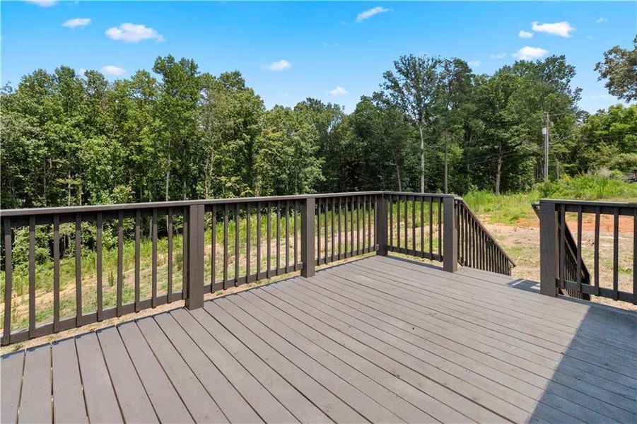Exterior details and patio area of a home in , Clarkesville (Image 20).