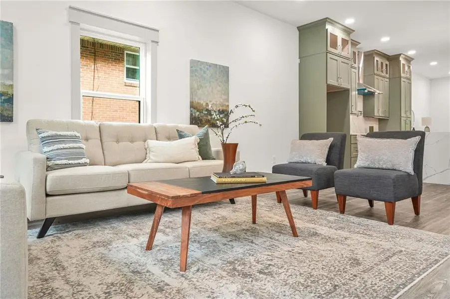 Furnished interior view inside a new home in , Atlanta (Image 5).
