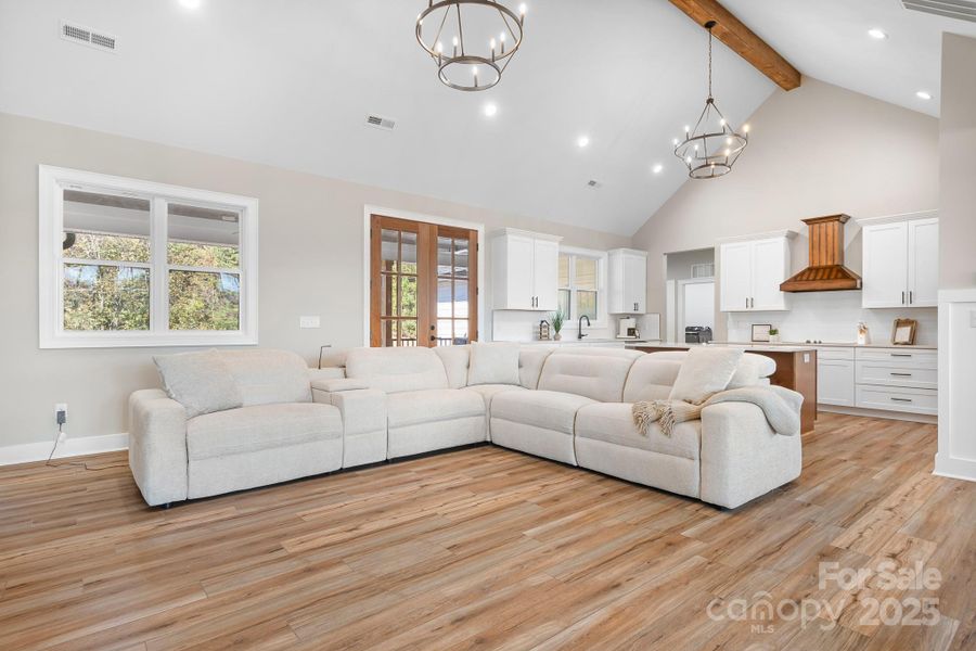 Furnished interior view inside a new home in , Cherryville (Image 12).