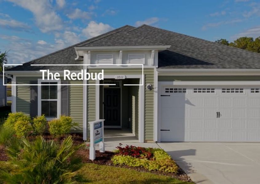 Representative exterior photo of a completed home built from the The Redbud by Chesapeake Homes in Coastal Club of the Carolinas, Calabash, NC (Image 29). Representative exterior photo of a completed home built from the The Redbud by Chesapeake Homes in Coastal Club of the Carolinas, Calabash, NC (Image 29).