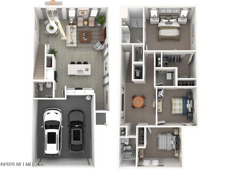 2D floor plan layout of this home in , St. Augustine, FL (Image 3).