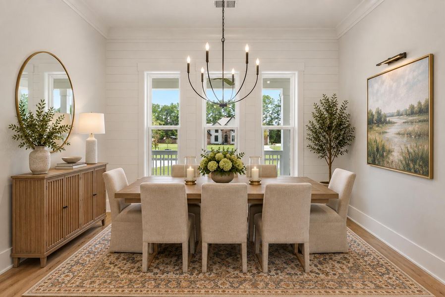 Furnished interior view inside a new home in , Moncks Corner (Image 19).