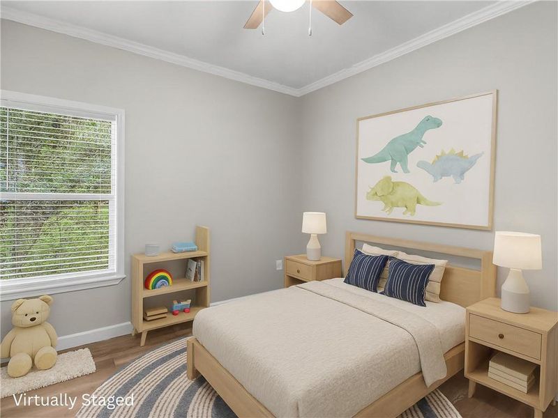 Furnished interior view inside a new home in , Ludowici (Image 3).