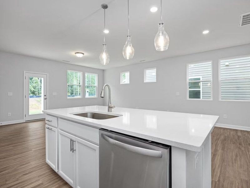 Furnished interior view inside a new home in Lake Park Villas, Wylie (Image 6). Furnished interior view inside a new home in Lake Park Villas, Wylie (Image 6).