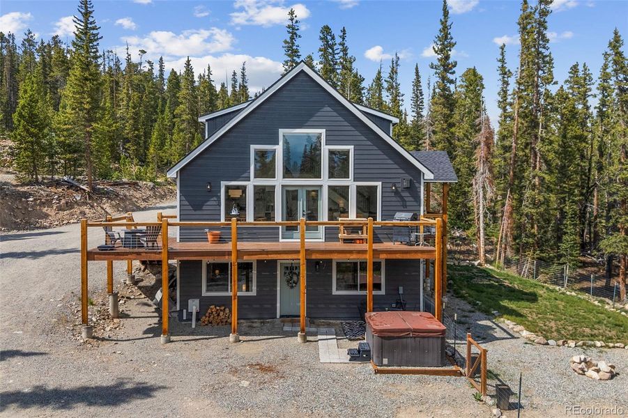 Front exterior of a new home in , Fairplay, CO, highlighting curb appeal (Image 2). Front exterior of a new home in , Fairplay, CO, highlighting curb appeal (Image 2).