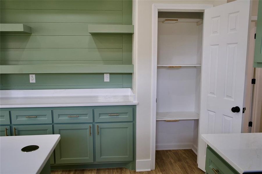 View of storage area