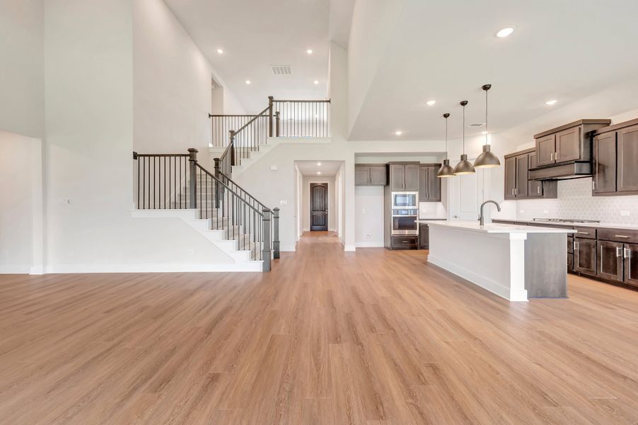 Furnished interior view inside a new home in Bridgewater, Midlothian (Image 5).