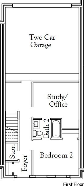 2D floor plan layout for the The Bullpen by Coventry Homes in Townhomes at Ballpark, Arlington, TX (Image 3). 2D floor plan layout for the The Bullpen by Coventry Homes in Townhomes at Ballpark, Arlington, TX (Image 3).