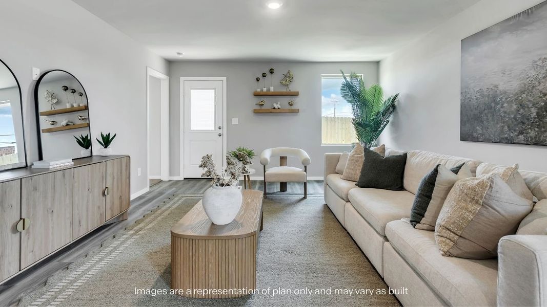 Furnished interior view inside a new home in Deer Meadows, Odessa (Image 9).