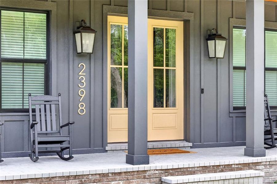 Exterior details and patio area of a home in , Lakeland (Image 31).
