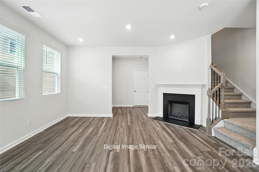 Spacious, unfurnished interior of a new home in Bailey Run, Charlotte (Image 15).