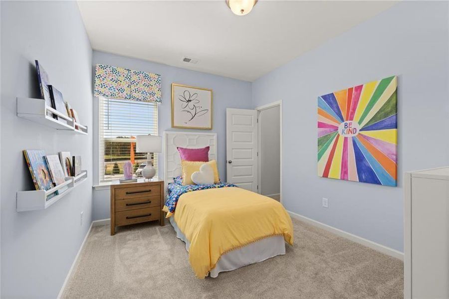 Furnished interior view inside a new home in Summerfield Place, Carrollton (Image 49). Furnished interior view inside a new home in Summerfield Place, Carrollton (Image 49).