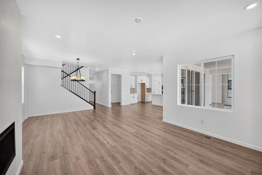 Spacious, unfurnished interior of a new home in Sterling Ranch Ascent Village, Littleton (Image 12). Spacious, unfurnished interior of a new home in Sterling Ranch Ascent Village, Littleton (Image 12).