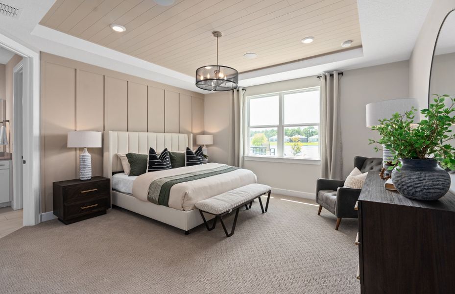 Furnished interior view inside a new home in Del Webb Sunbridge, St. Cloud (Image 5).