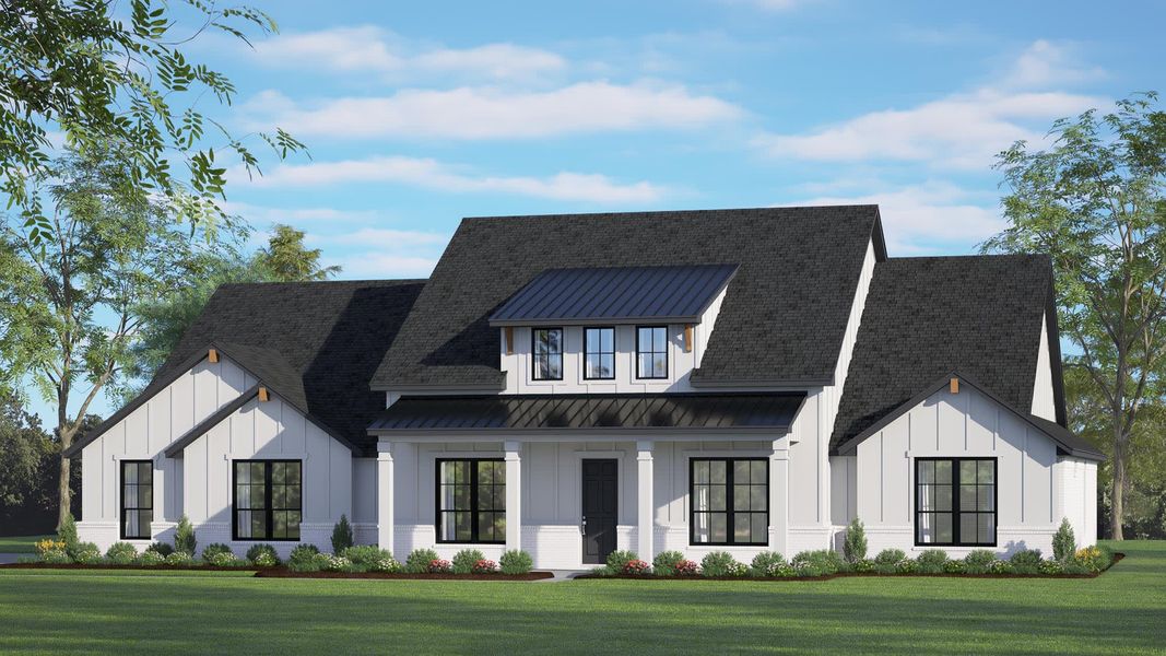 Elevation D | Concept 2915 at Hidden Creek Estates in Van Alstyne, TX by Landsea Homes