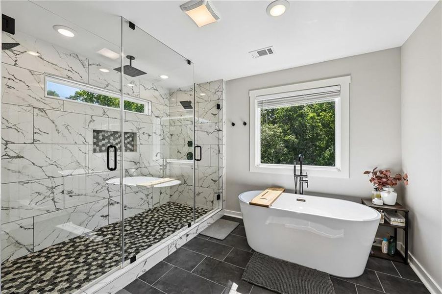 Furnished interior view inside a new home in , Flowery Branch (Image 20).