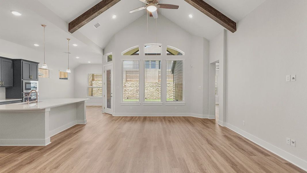 Representative unfurnished interior of a home built from the Brenner by Chesmar Homes in Newhaven, Manor (Image 35).