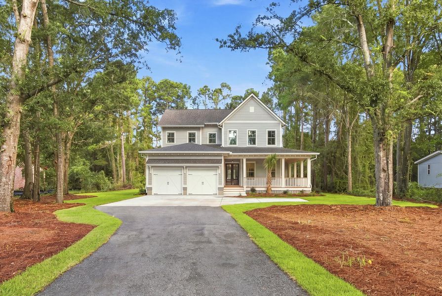 Front exterior of a new home in , Mount Pleasant, SC, highlighting curb appeal (Image 32).