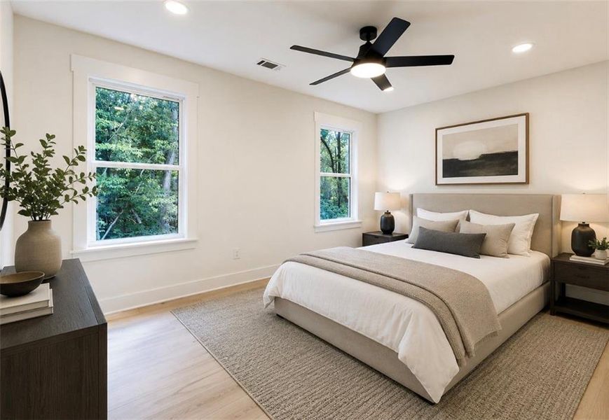Furnished interior view inside a new home in , Peachtree Corners (Image 37).