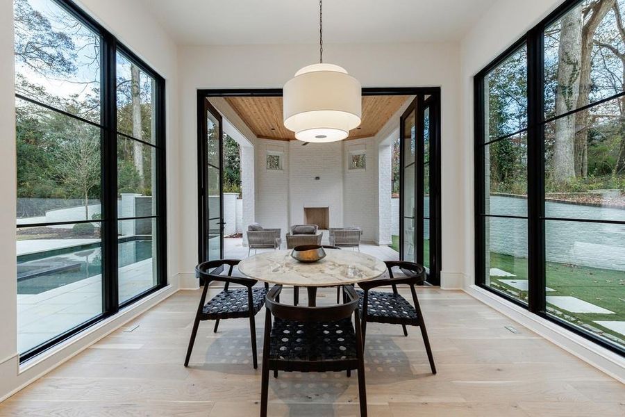 Exterior details and patio area of a home in , Atlanta (Image 43). Exterior details and patio area of a home in , Atlanta (Image 43).