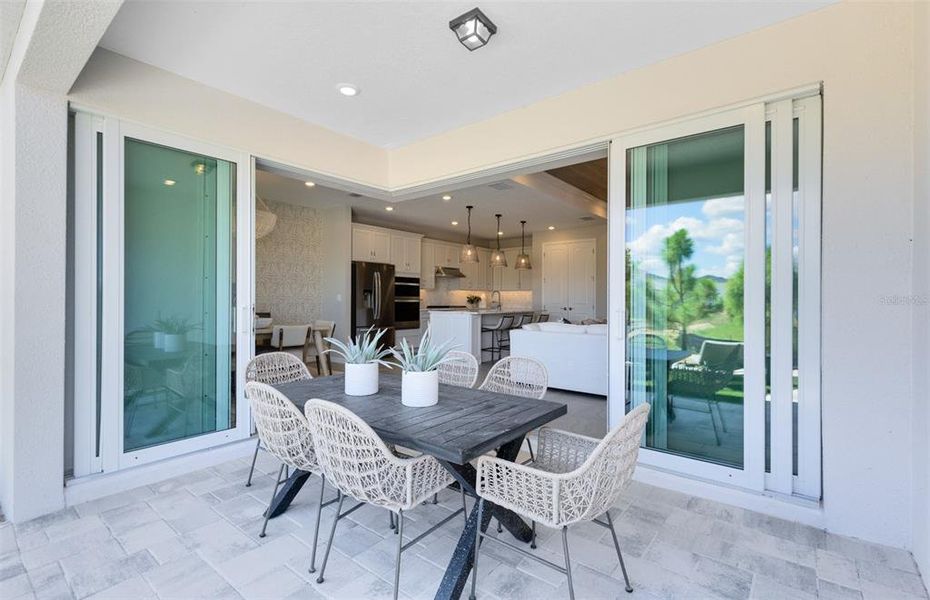Exterior details and patio area of a home in Bridgewalk, St. Cloud (Image 21). Exterior details and patio area of a home in Bridgewalk, St. Cloud (Image 21).