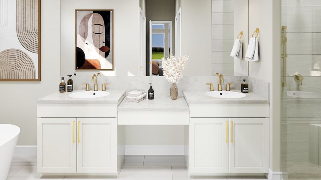 Representative furnished interior of a home built from the Argenta by Taylor Morrison in Skye Ranch Community Group Page, Sarasota (Image 11).