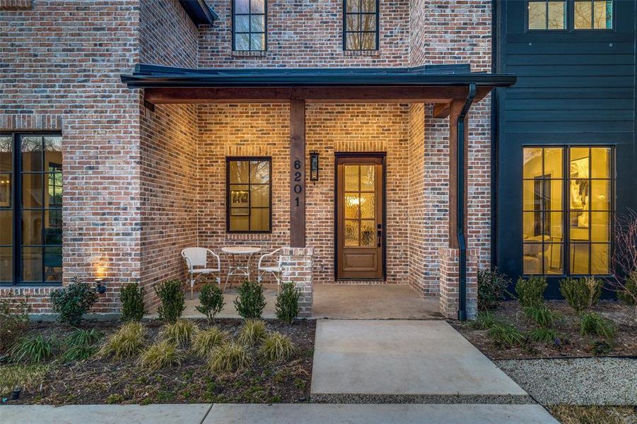 Exterior details and patio area of a home in , Dallas (Image 4). Exterior details and patio area of a home in , Dallas (Image 4).