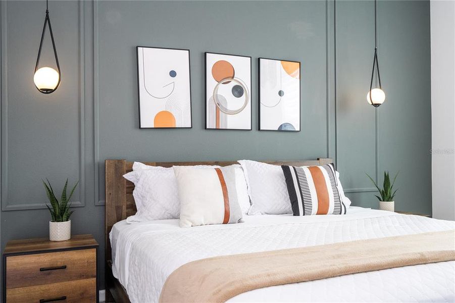 Furnished interior view inside a new home in , Kissimmee (Image 3).