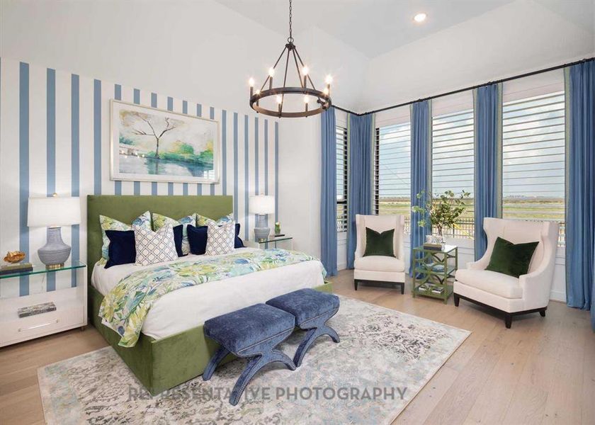 Furnished interior view inside a new home in Sandbrock Ranch, Aubrey (Image 29).