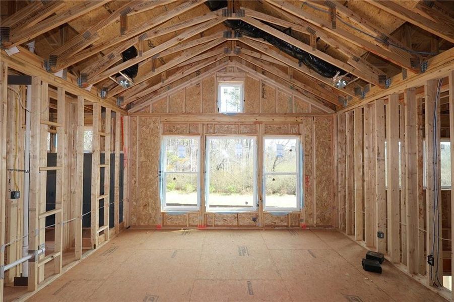 In-progress construction of a new home in Meadow Brook Farms, Cumming, GA (Image 5).
