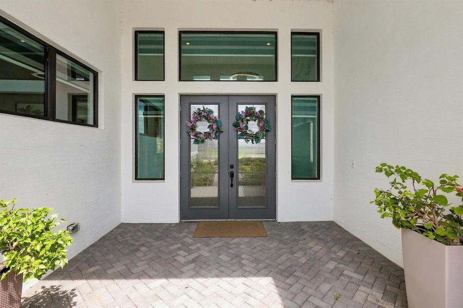 Elegant Double-Door Entry Elegant Double-Door Entry