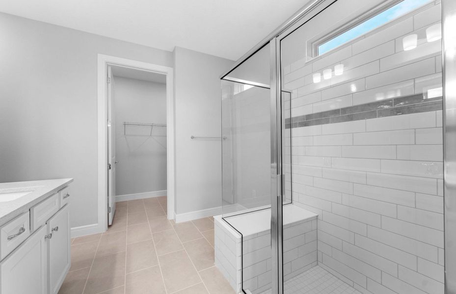 Owner's Bath with Walk-In Shower