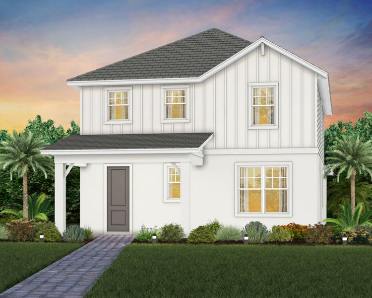 Representative exterior photo of a completed home built from the Mabel II with ADU by Pulte Homes in SeaFlower, Bradenton, FL (Image 39).