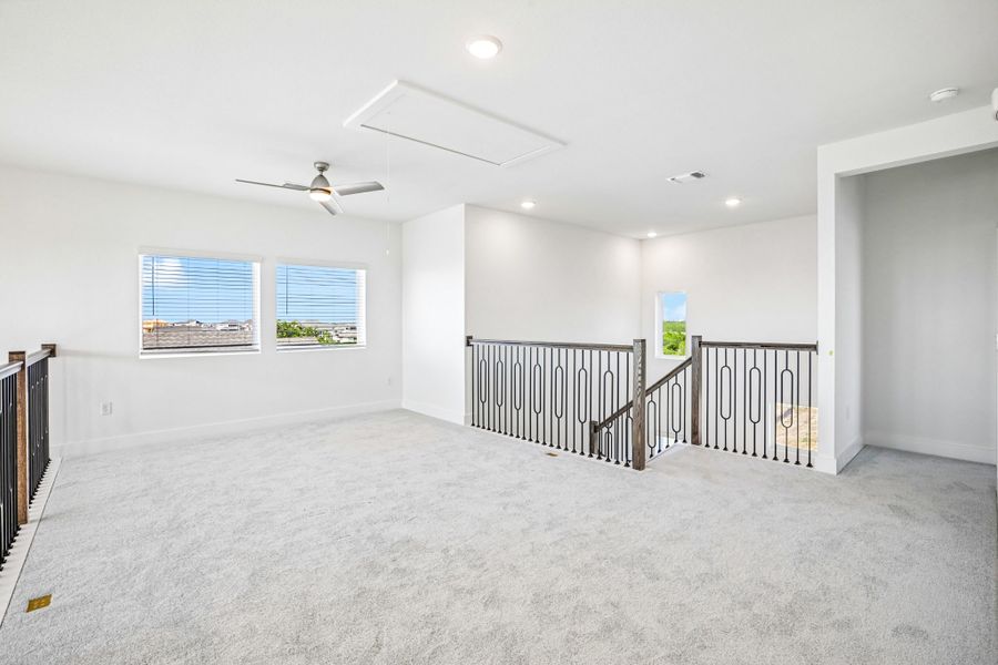 Representative unfurnished interior of a home built from the Homestead by Pacesetter Homes in Easton Park, Austin (Image 49). Representative unfurnished interior of a home built from the Homestead by Pacesetter Homes in Easton Park, Austin (Image 49).
