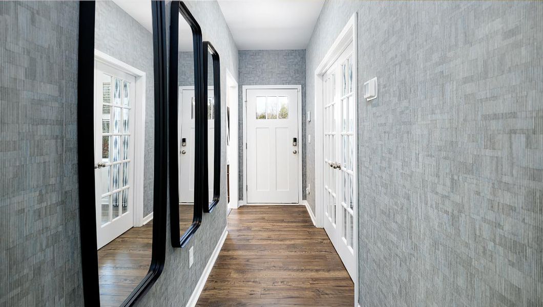 Spacious, unfurnished interior of a new home in Stanton, Richburg (Image 20). Spacious, unfurnished interior of a new home in Stanton, Richburg (Image 20).